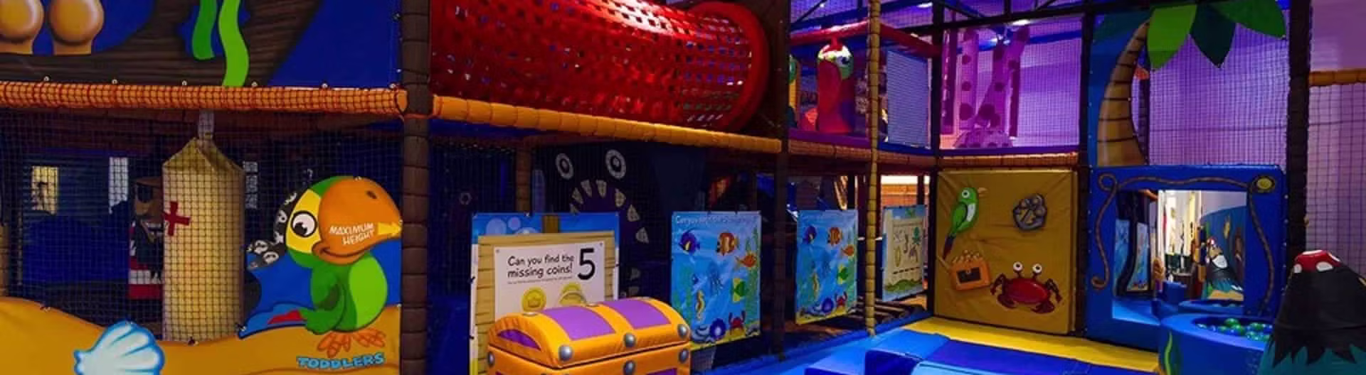 Scallywags Soft Play Stonehaven - colourful soft play area